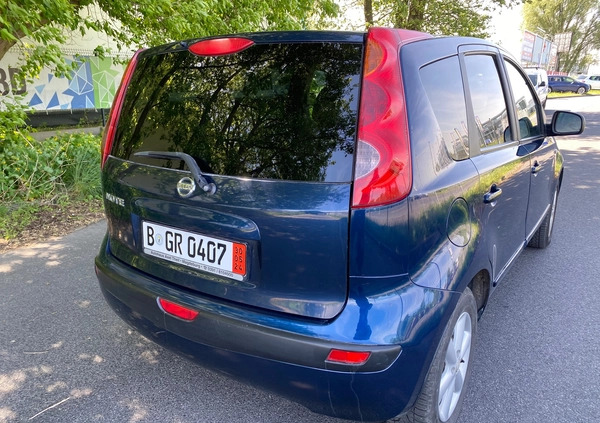 Nissan Note cena 11999 przebieg: 132500, rok produkcji 2006 z Obrzycko małe 466